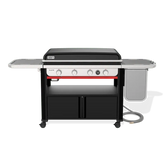 Slate® 36" Rust-Resistant Griddle with Flip-Up Side Table (Natural Gas)