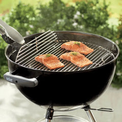 Hinged Cooking Grate - Compatible with 18" charcoal grills