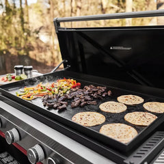 Slate® 36" Rust-Resistant Griddle with Flip-Up Side Table (Natural Gas)